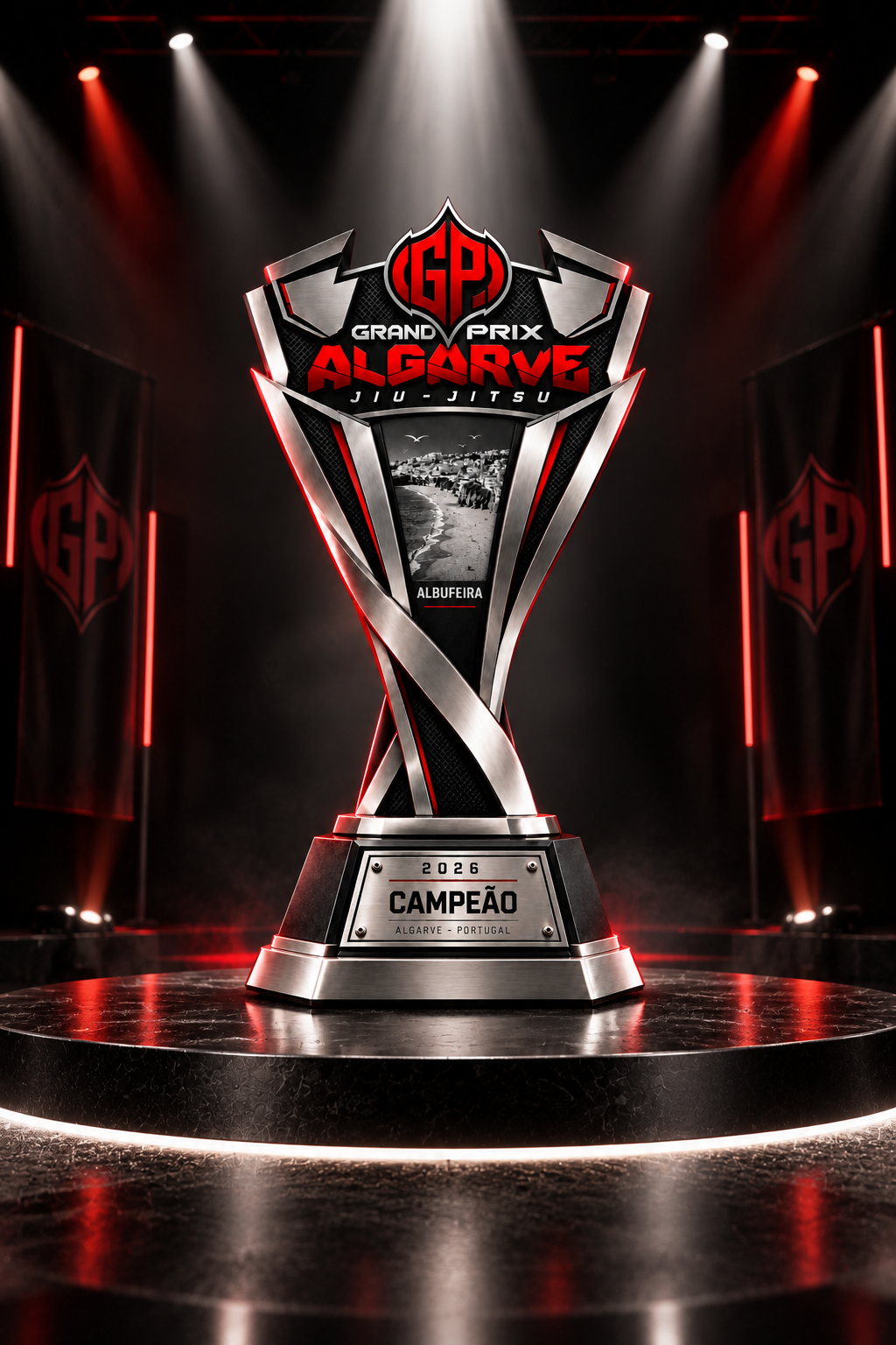 Troféu oficial do Grand Prix Algarve 2026